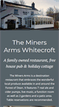 Mobile Screenshot of minersarmswhitecroft.com